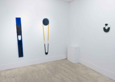 Vue de l'exposition personnelle, Par-delà, galerie Vitrine 65, Paris, 2020