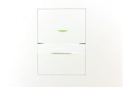 Sans titre - 2018, pastel gras et crayon sur papier. 21 x 29,7 cm