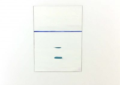 Sans titre - 2018, pastel gras et crayon sur papier. 21 x 29,7 cm